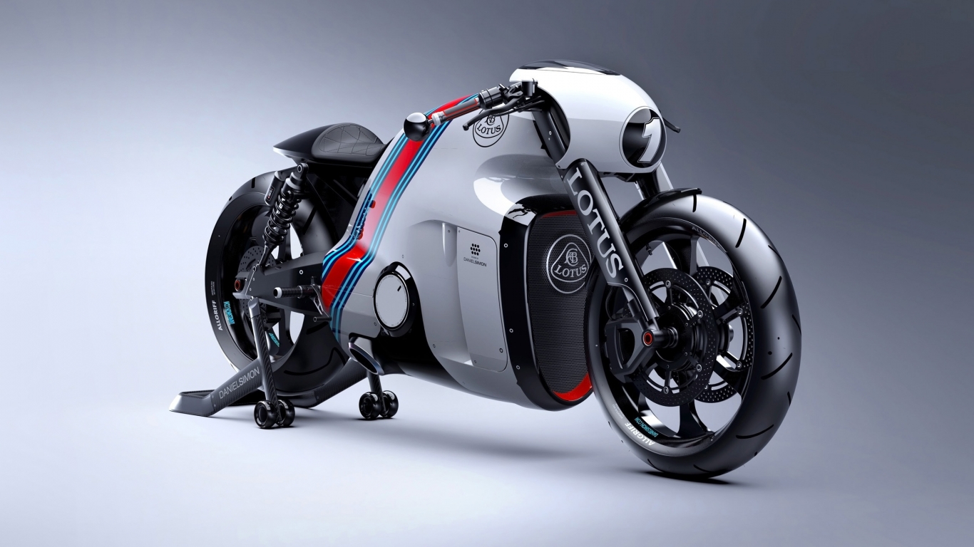 Lotus Motorcycle for 1366 x 768 HDTV resolution