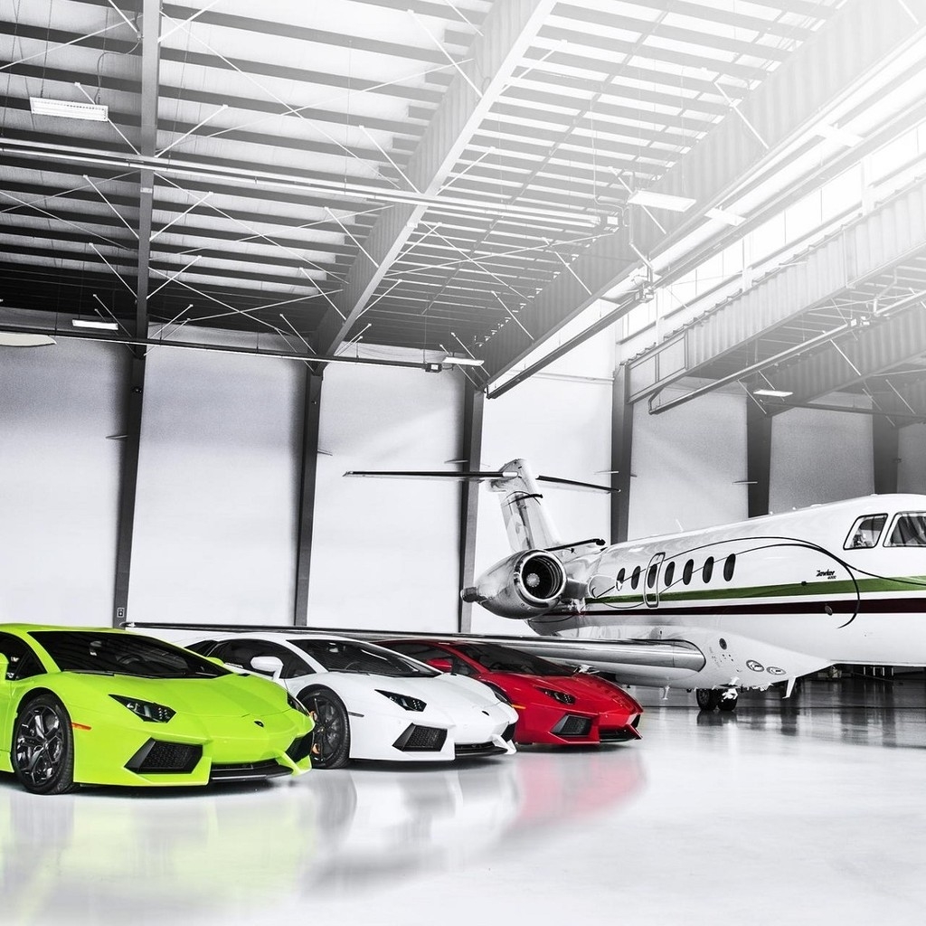 Luxury Private Garage for 1024 x 1024 iPad resolution