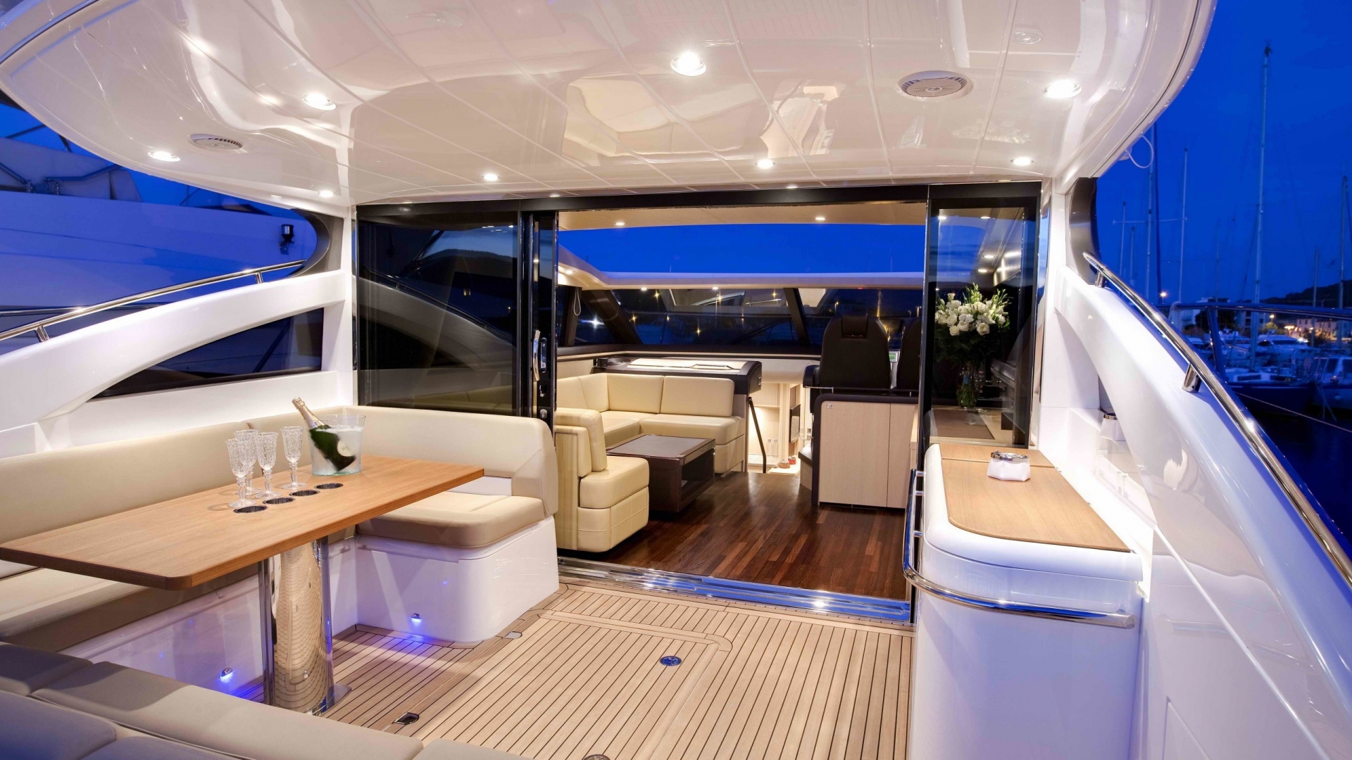Luxury Yacht Design for 1920 x 1080 HDTV 1080p resolution