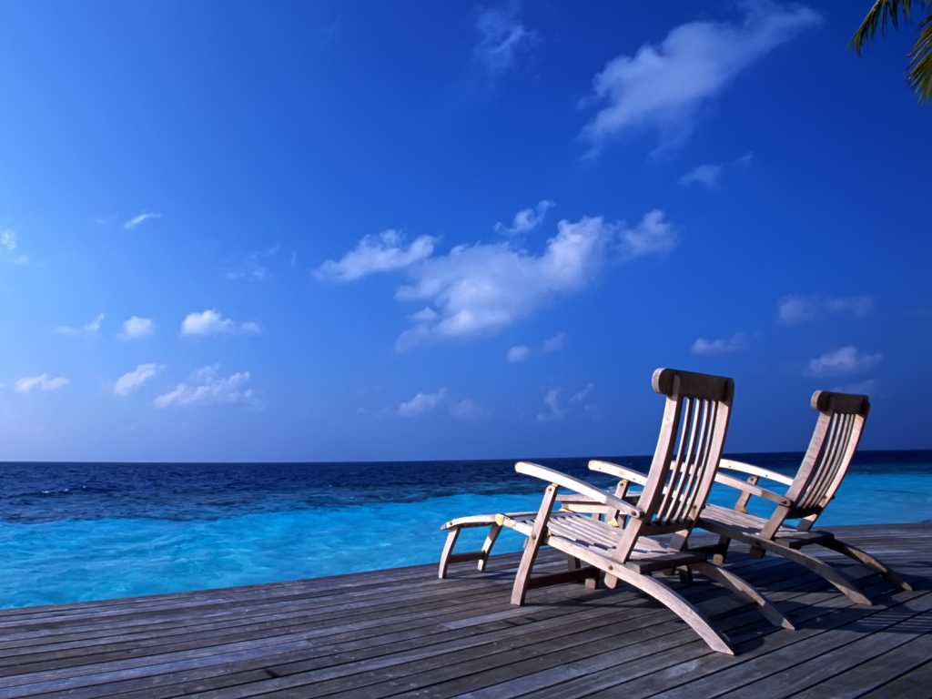 Maldives Beach for 1024 x 768 resolution