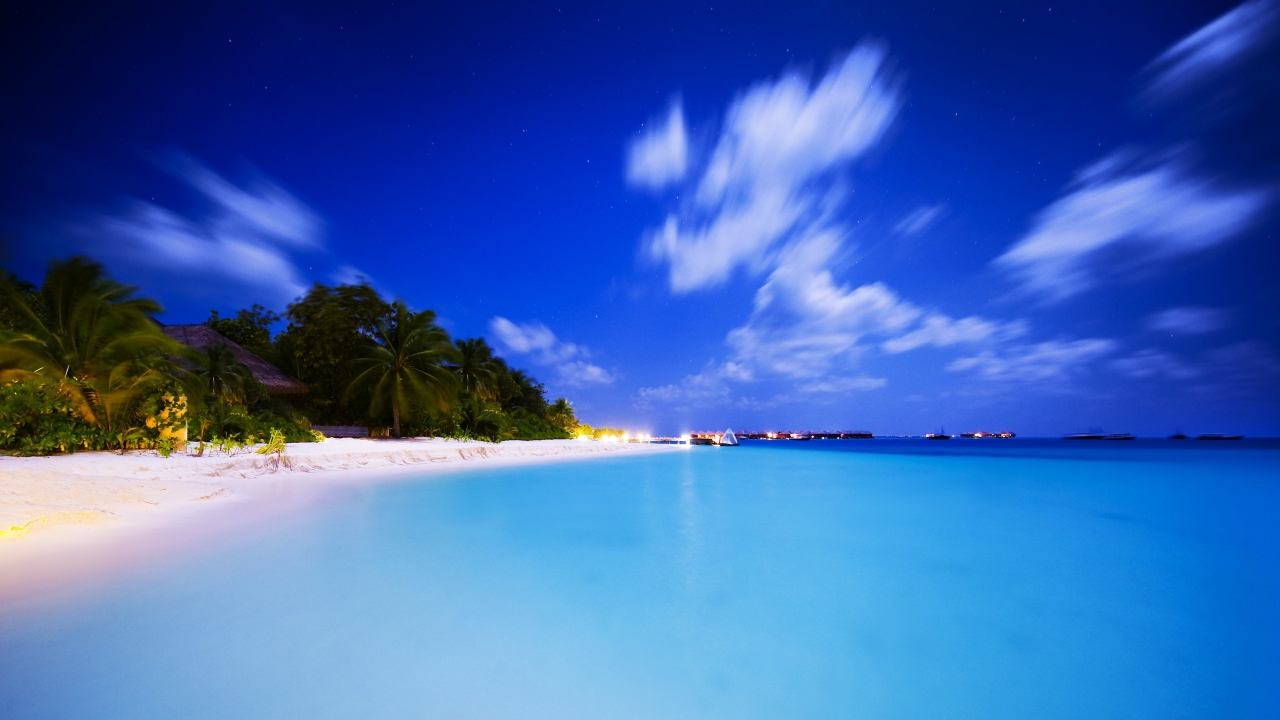 Maldivian Night for 1280 x 720 HDTV 720p resolution