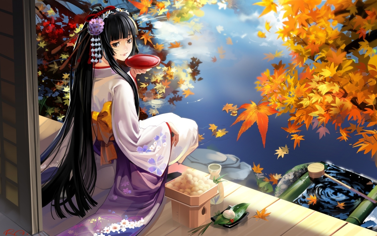 Manga Meditation for 1280 x 800 widescreen resolution