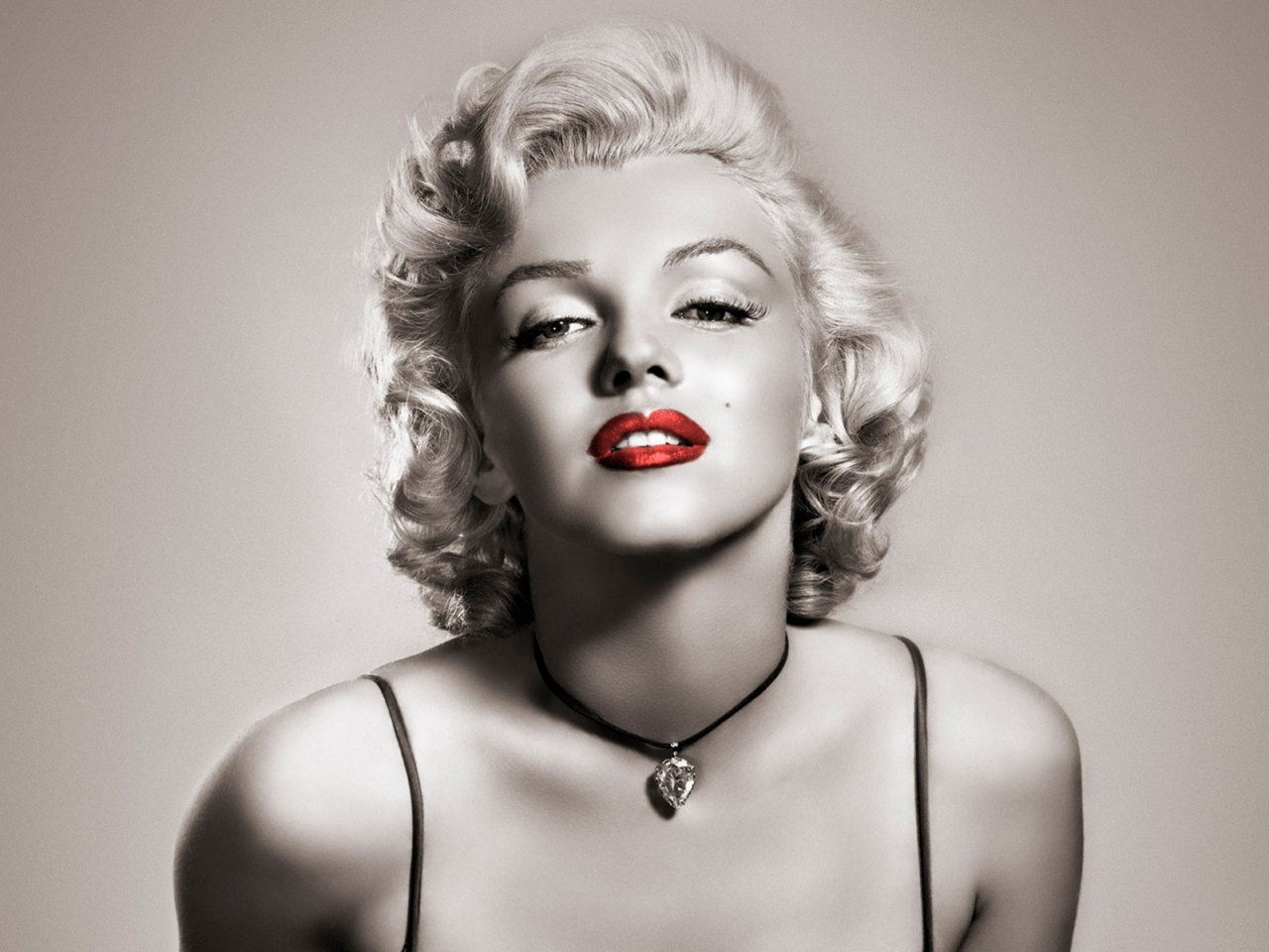Marilyn Monroe Red Lips for 1280 x 960 resolution