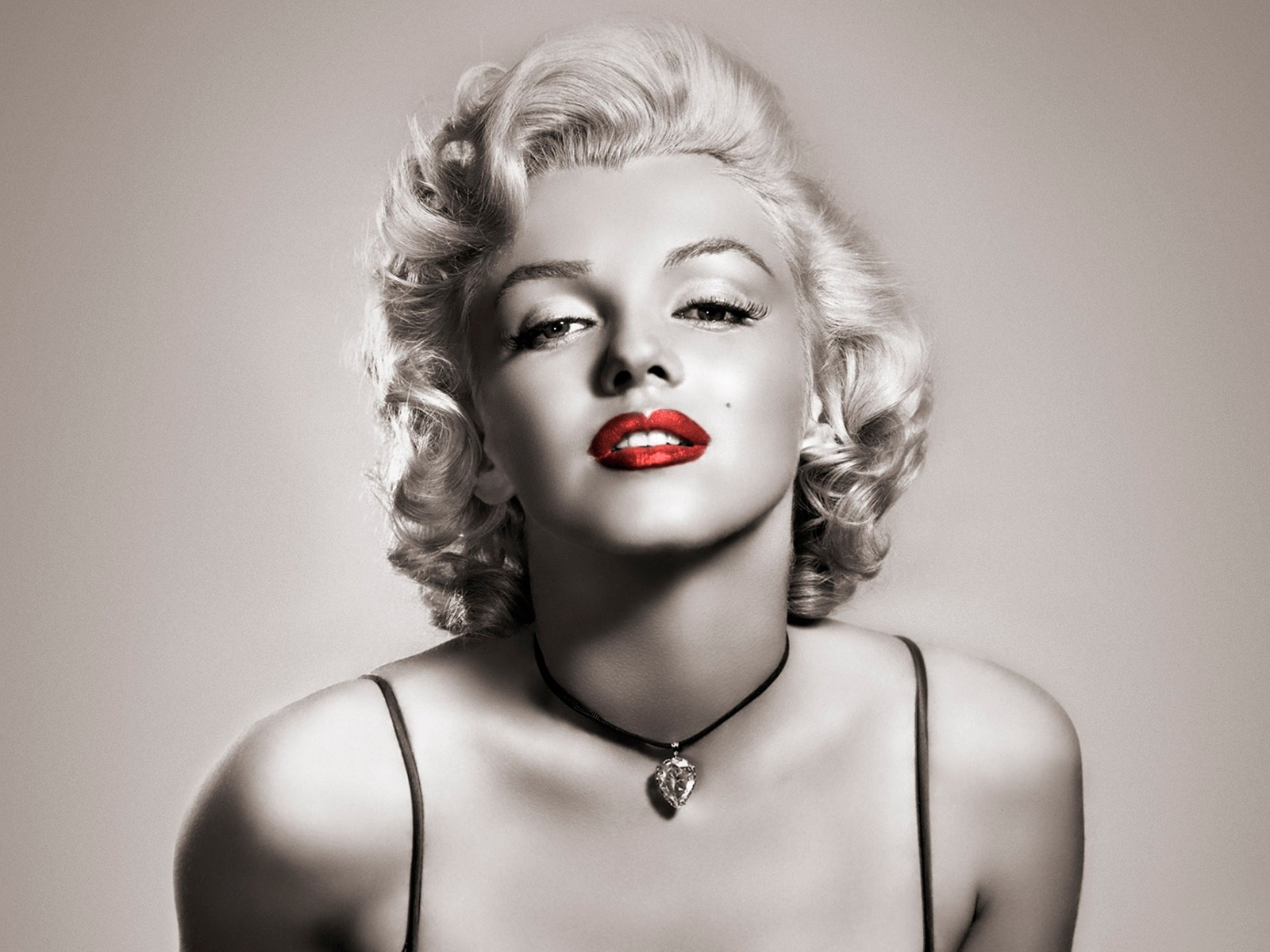 Marilyn Monroe Red Lips for 1600 x 1200 resolution
