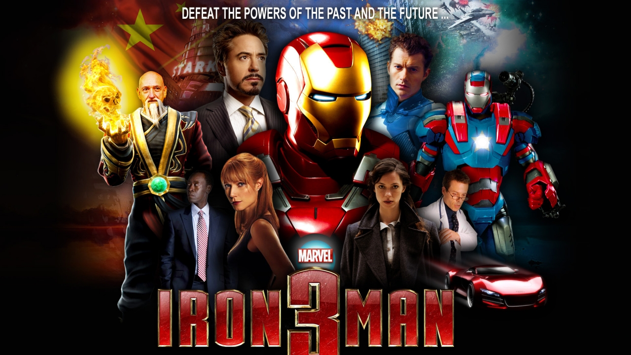 Marvel Iron Man 3 for 1280 x 720 HDTV 720p resolution