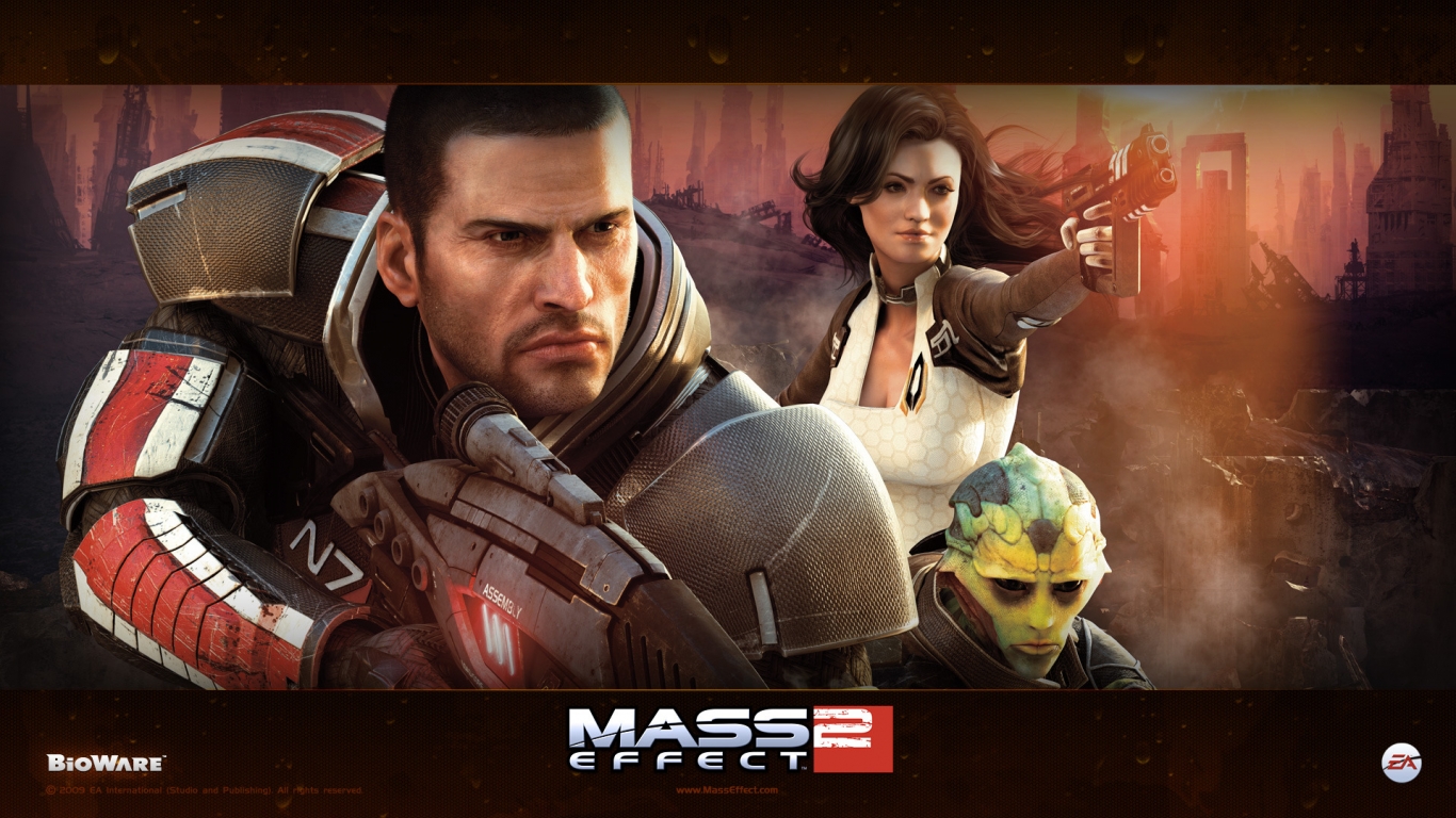 Mass Effect 2 Game for 1366 x 768 HDTV resolution