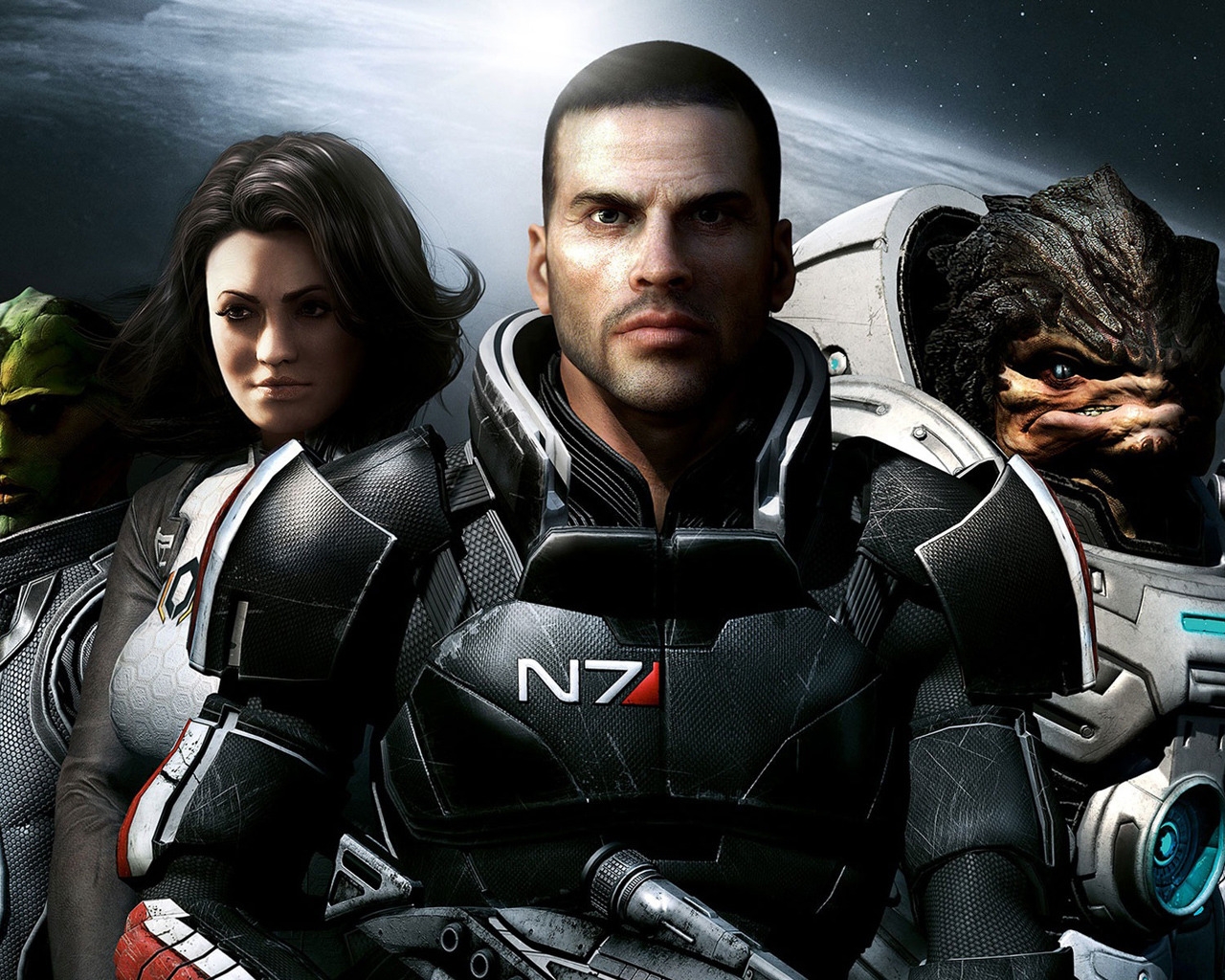 Mass Effect 2 Team for 1280 x 1024 resolution