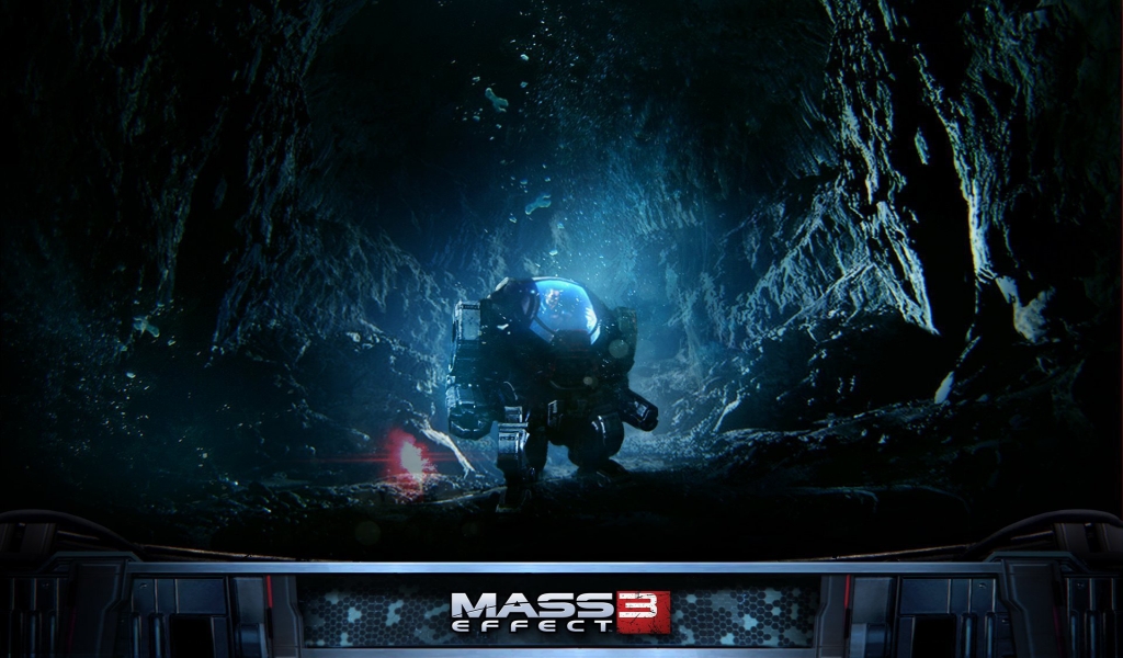 Mass Effect 3 Robot for 1024 x 600 widescreen resolution