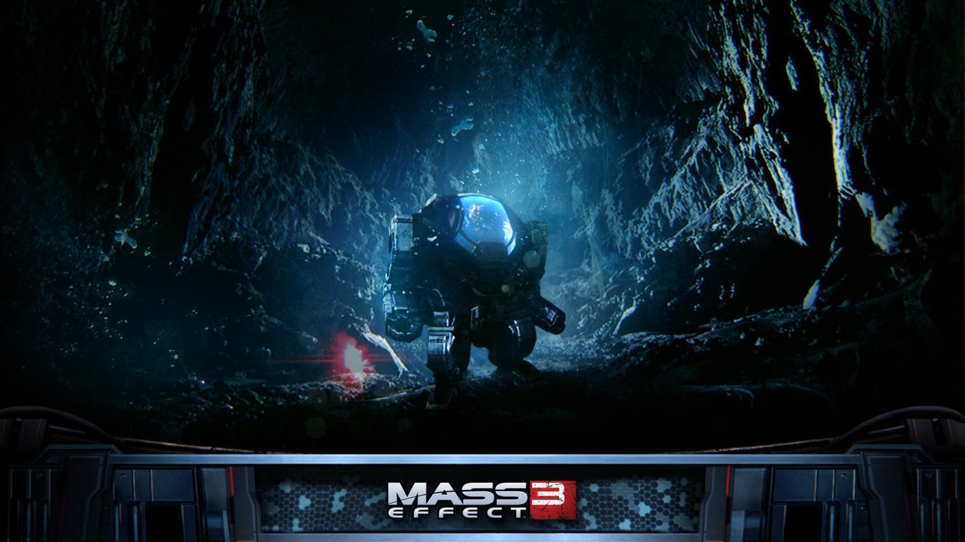 Mass Effect 3 Robot for 1366 x 768 HDTV resolution