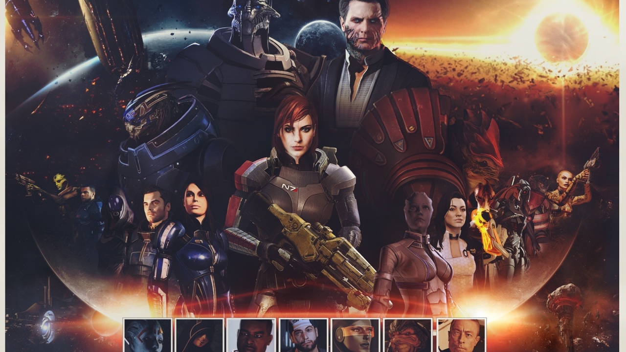 Mass Effect Zaeed Massani for 1280 x 720 HDTV 720p resolution