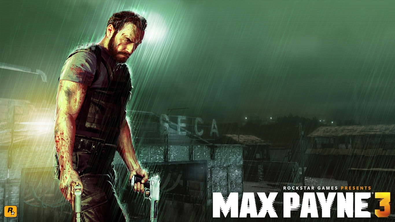 Max Payne 3 Video Game for 1366 x 768 HDTV resolution