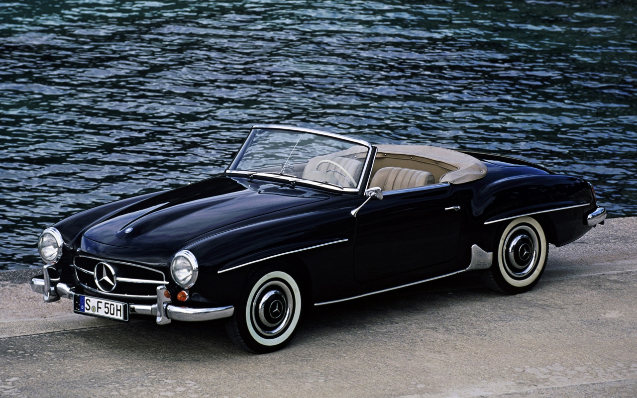 Mercedes 190SL R121 for 1280 x 800 widescreen resolution