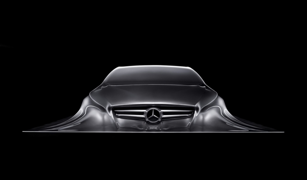 Mercedes-Benz Design Sculpture for 1024 x 600 widescreen resolution
