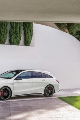 Mercedes CLA 45 AMG 2015 for 320 x 480 iPhone resolution