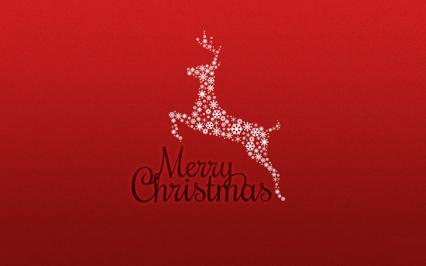 Merry Christmas Red Card for 1440 x 900 widescreen resolution