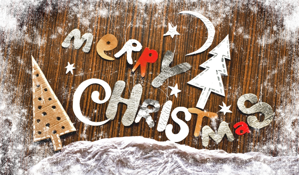 Merry Christmas Wish for 1024 x 600 widescreen resolution