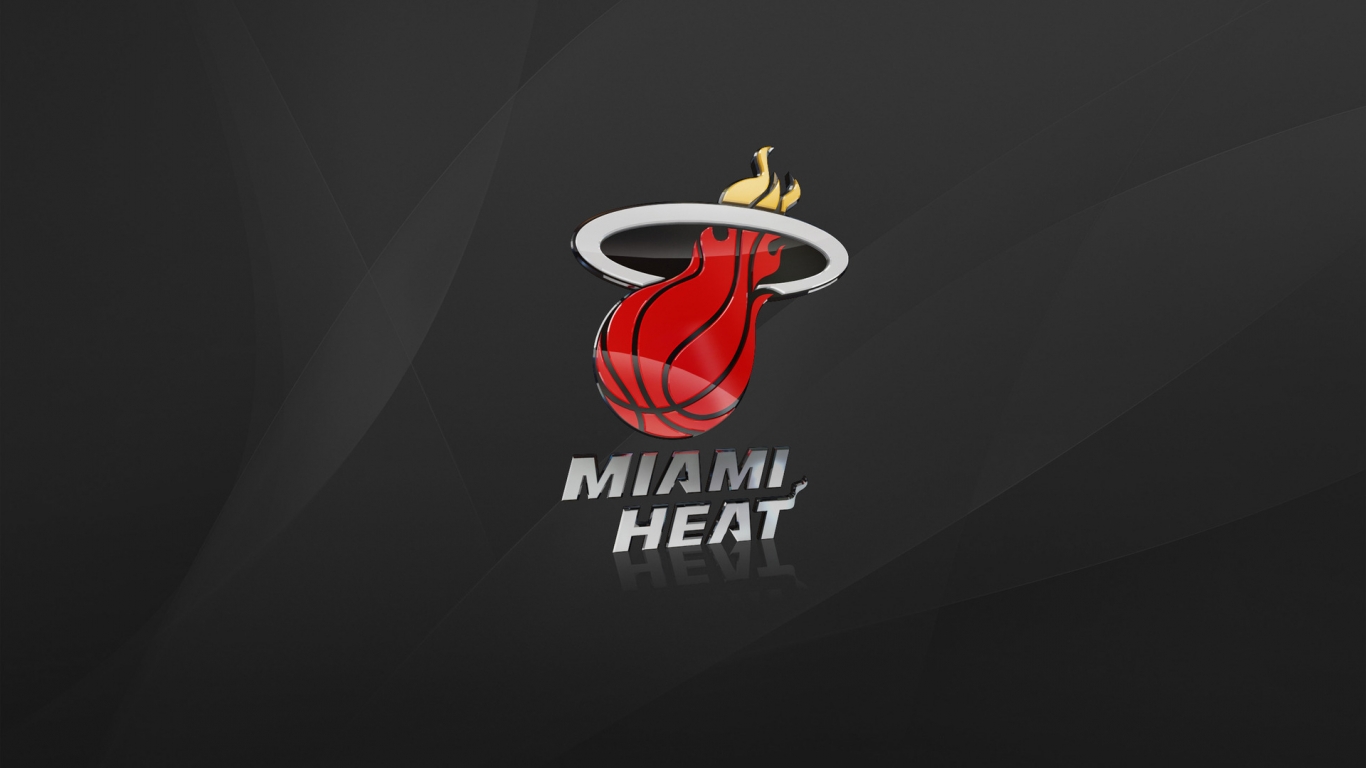 Miami Heat for 1366 x 768 HDTV resolution