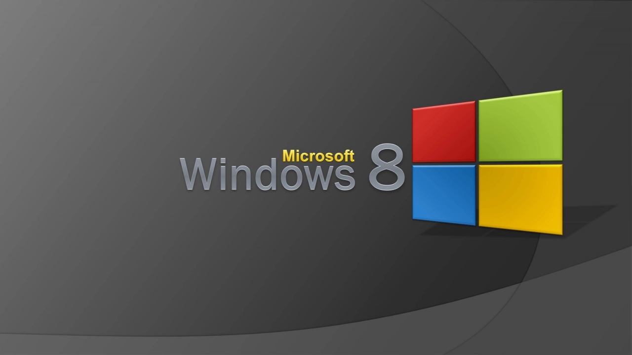 Microsoft Windows 8 for 1280 x 720 HDTV 720p resolution