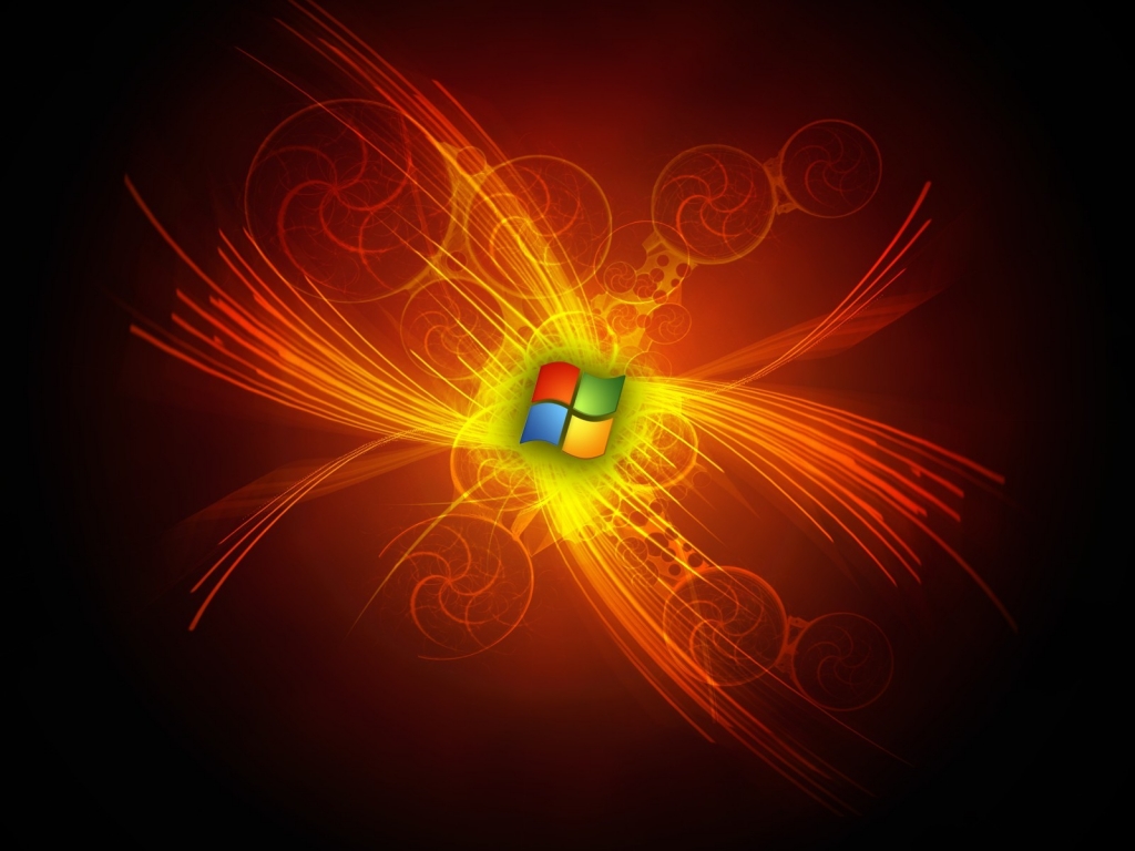 Microsoft Windows Logo for 1024 x 768 resolution