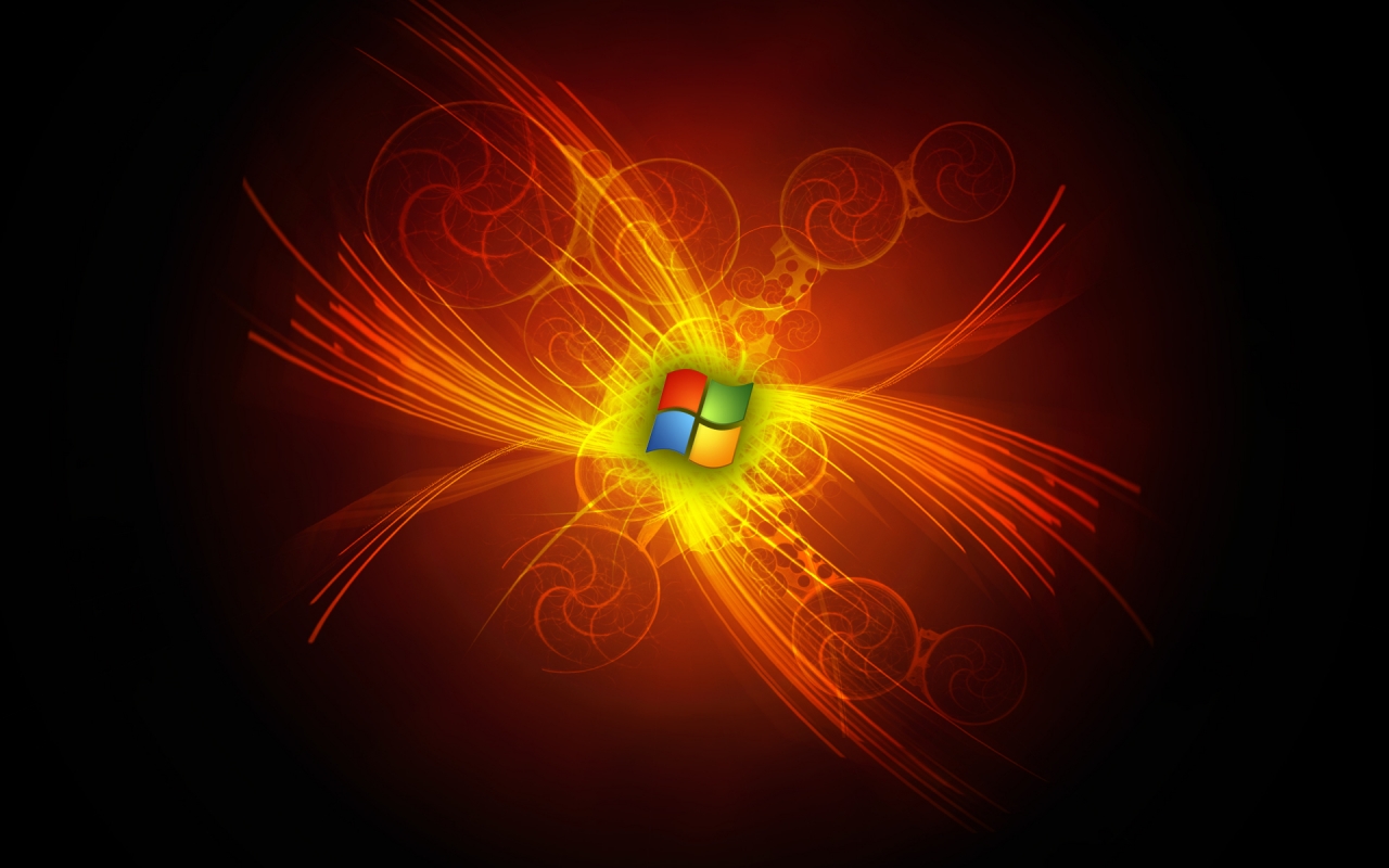 Microsoft Windows Logo for 1280 x 800 widescreen resolution