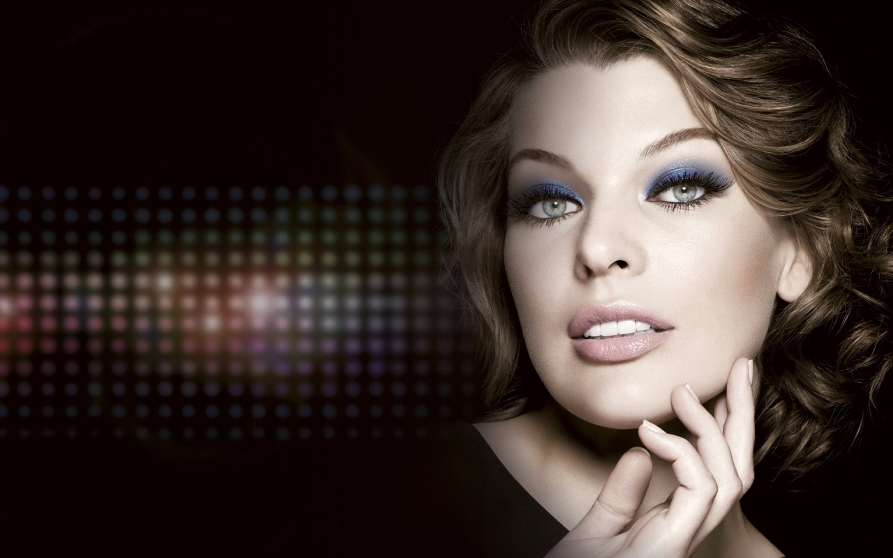 Milla Jovovich Beautiful for 1280 x 800 widescreen resolution