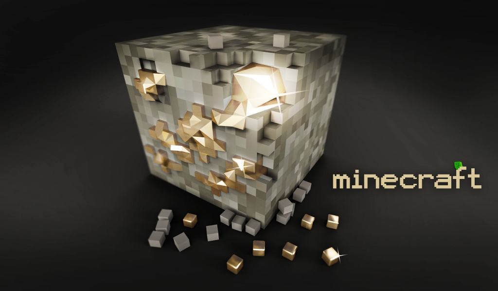 Minecraft Poster for 1024 x 600 widescreen resolution