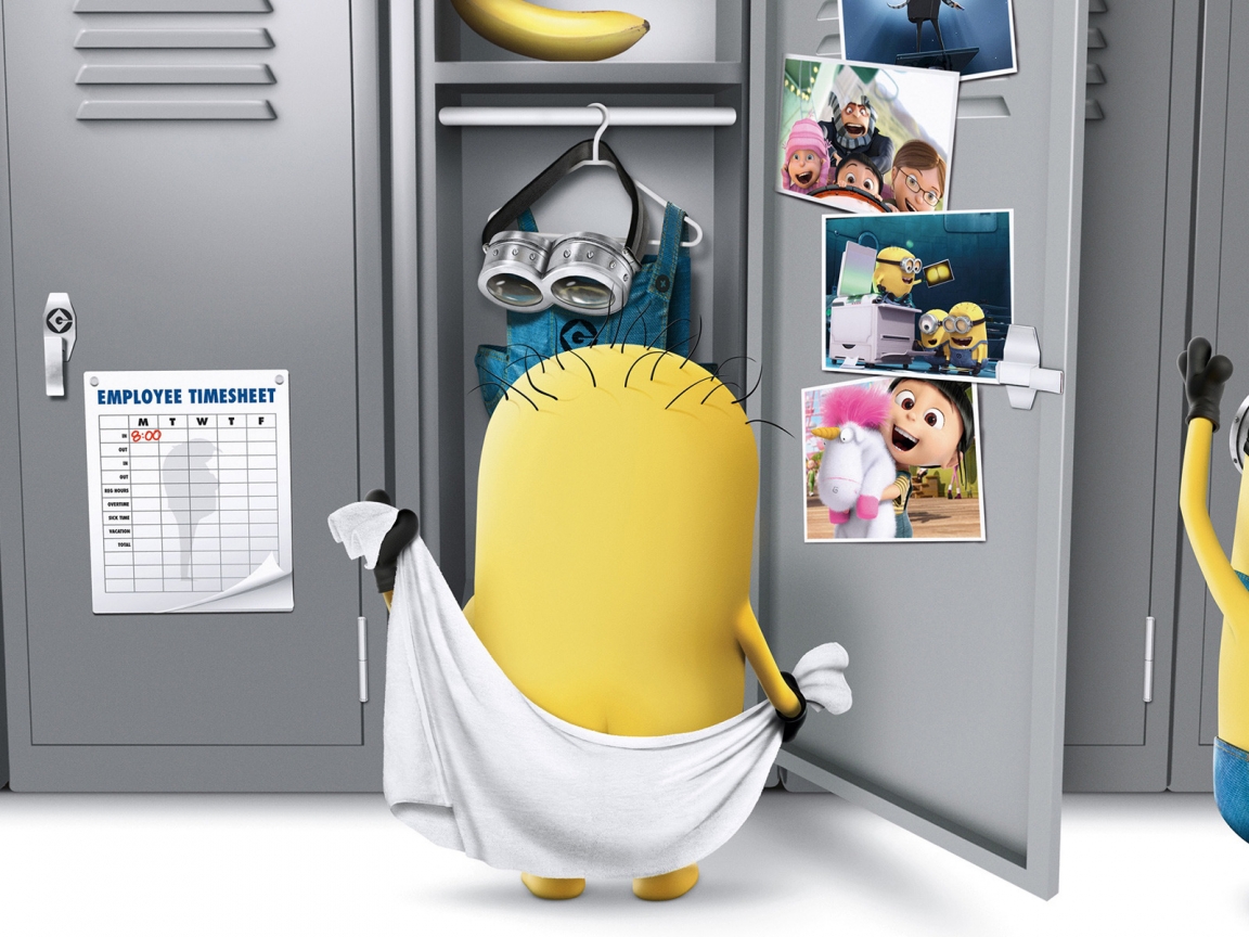 Minion After Shower for 1152 x 864 resolution
