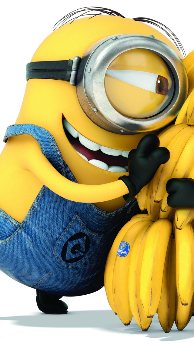 Minion Banana for 640 x 1136 iPhone 5 resolution