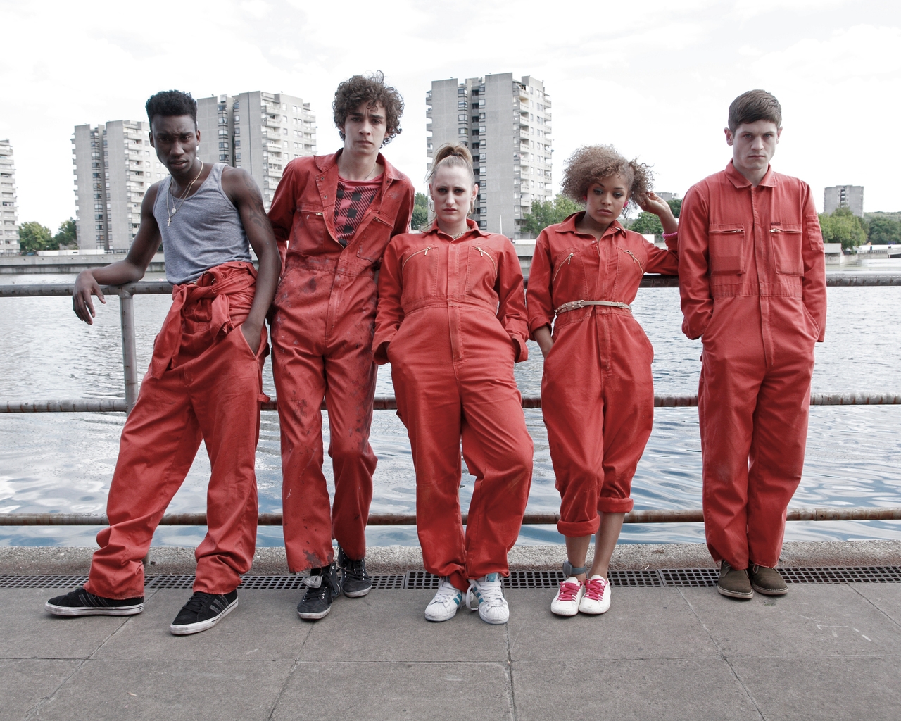 Misfits Cast for 1280 x 1024 resolution