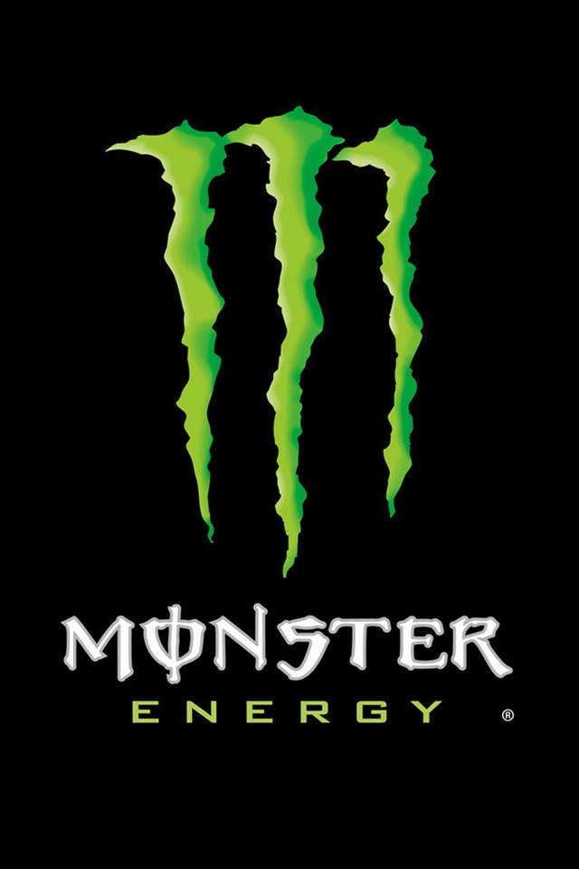 Monster Energy Drink Logo for 640 x 960 iPhone 4 resolution
