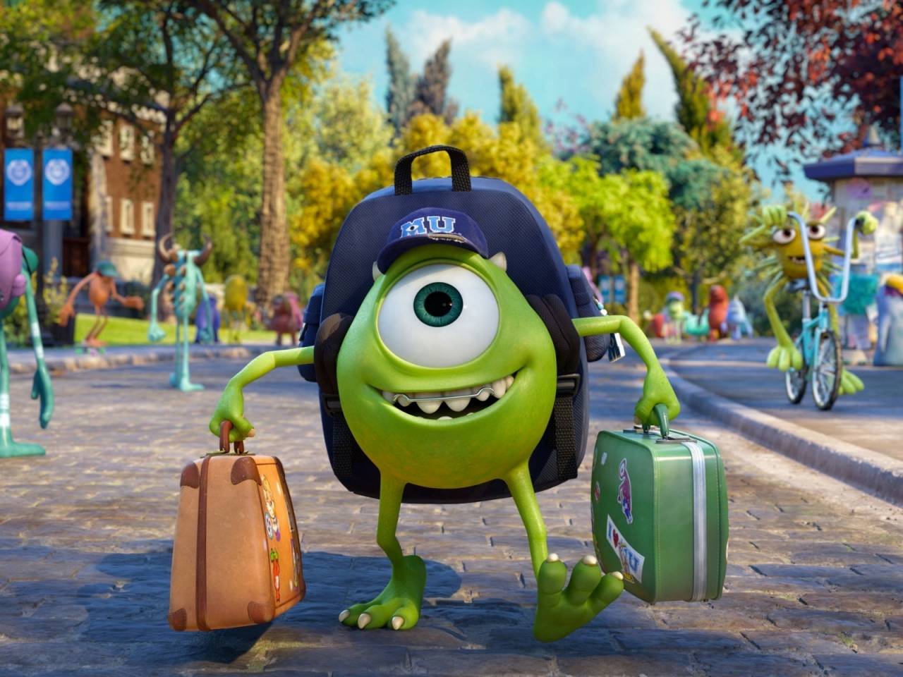 Monsters University Character for 1280 x 960 resolution