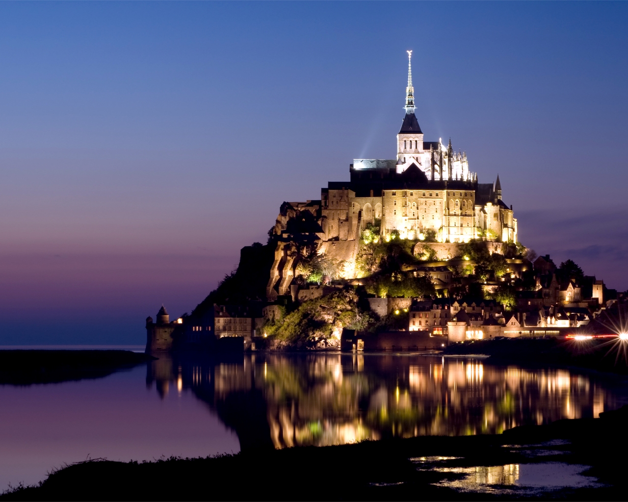 Mont Saint Michel for 1280 x 1024 resolution