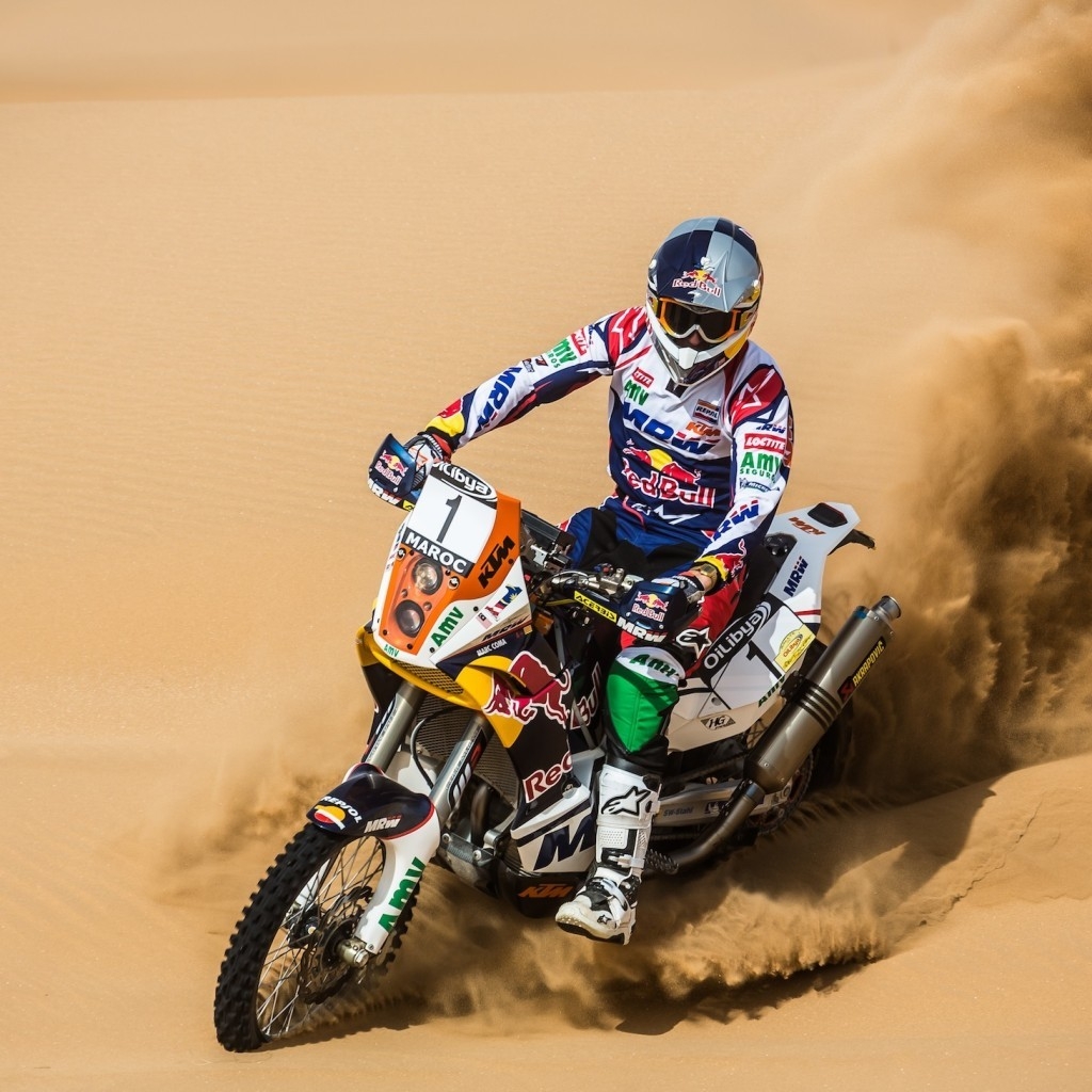 Motorcycle Rally Dakar for 1024 x 1024 iPad resolution