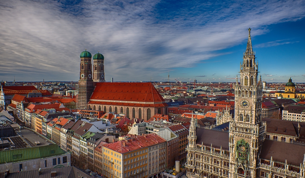Munich Bavaria for 1024 x 600 widescreen resolution