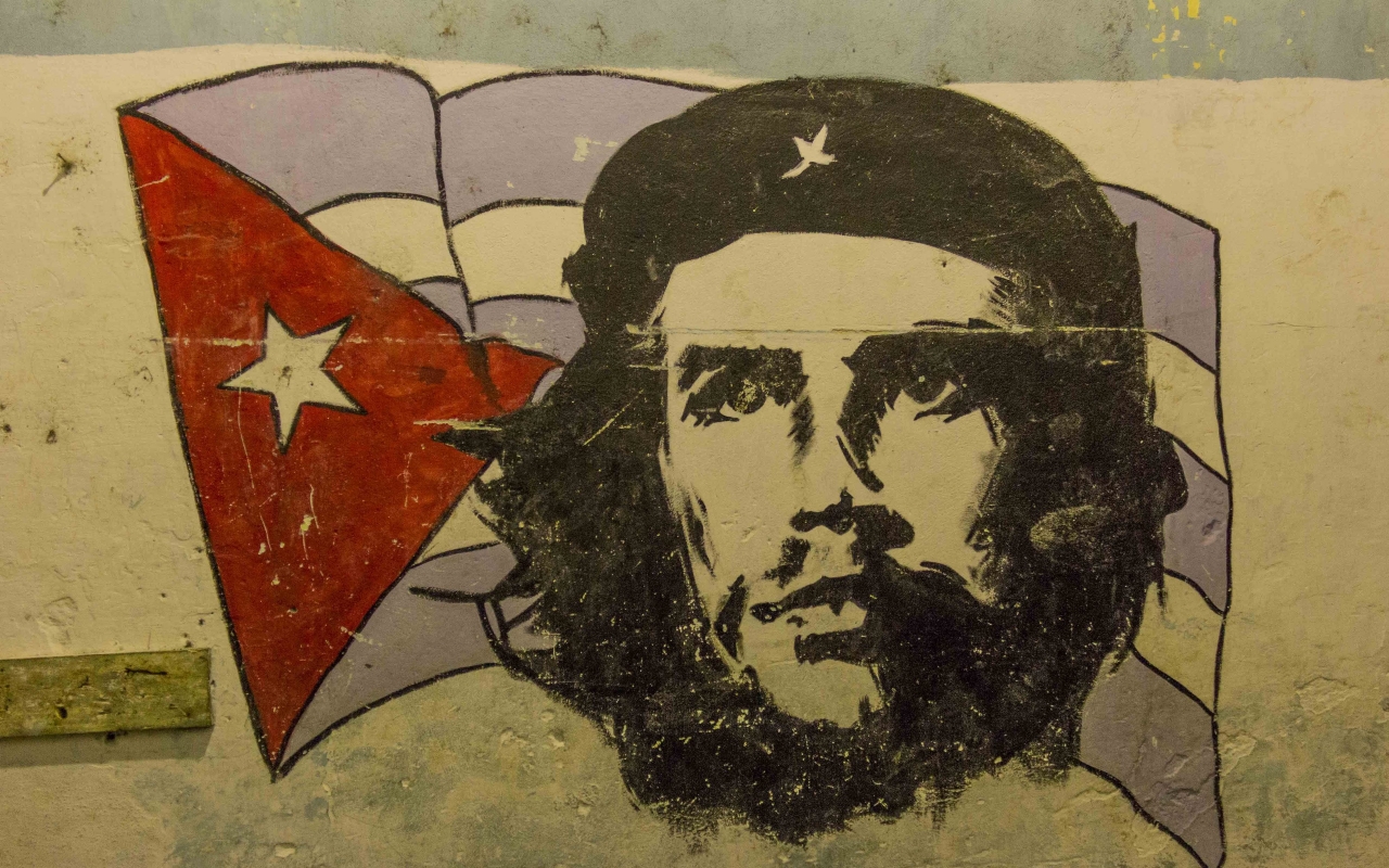 Mural Che Guevara for 1280 x 800 widescreen resolution