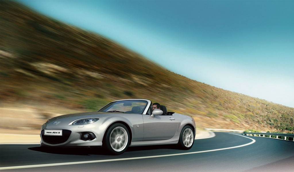 MX 5 Mazda Roadster Speed for 1024 x 600 widescreen resolution