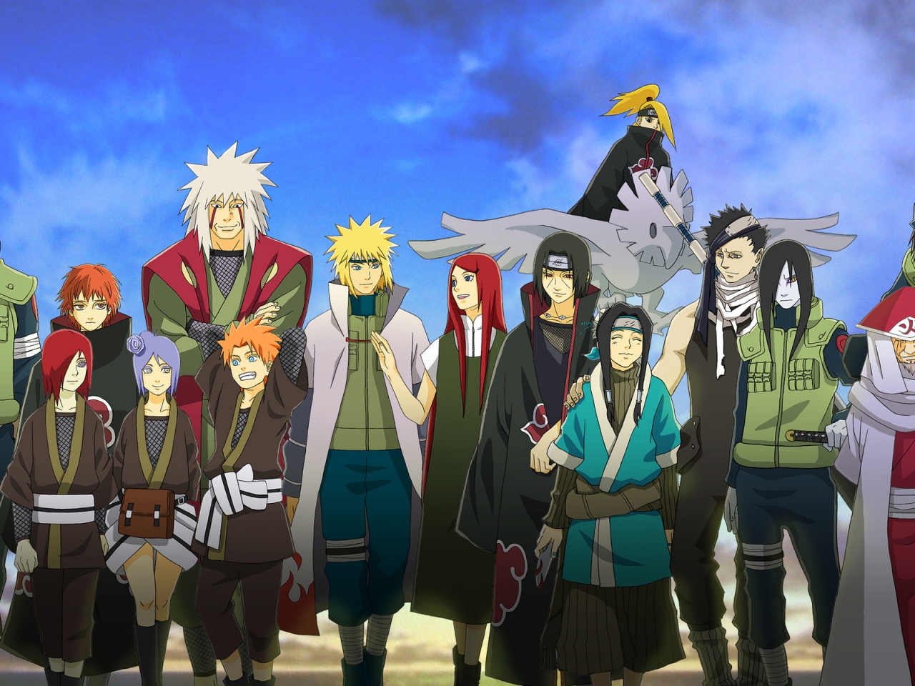 Naruto Friends for 1280 x 960 resolution