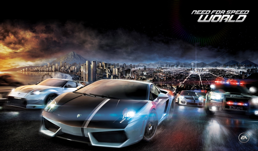 Need for Speed World for 1024 x 600 widescreen resolution