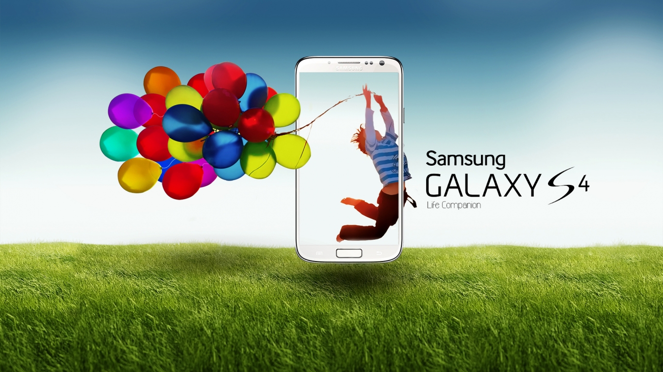 New Samsung Galaxy S4 for 1366 x 768 HDTV resolution