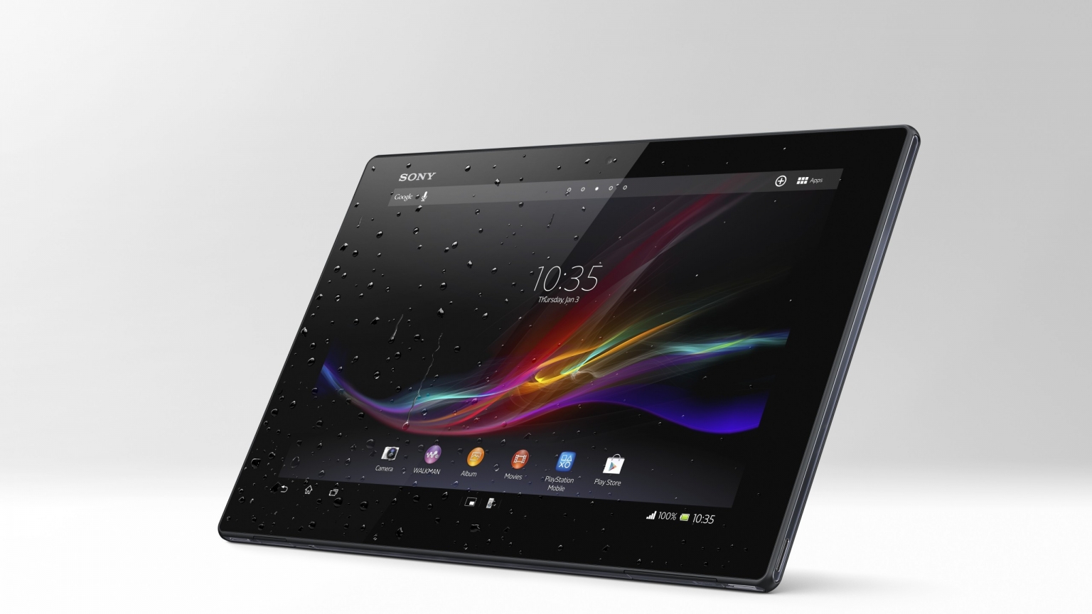 New Sony Xperia Z Tablet for 1536 x 864 HDTV resolution