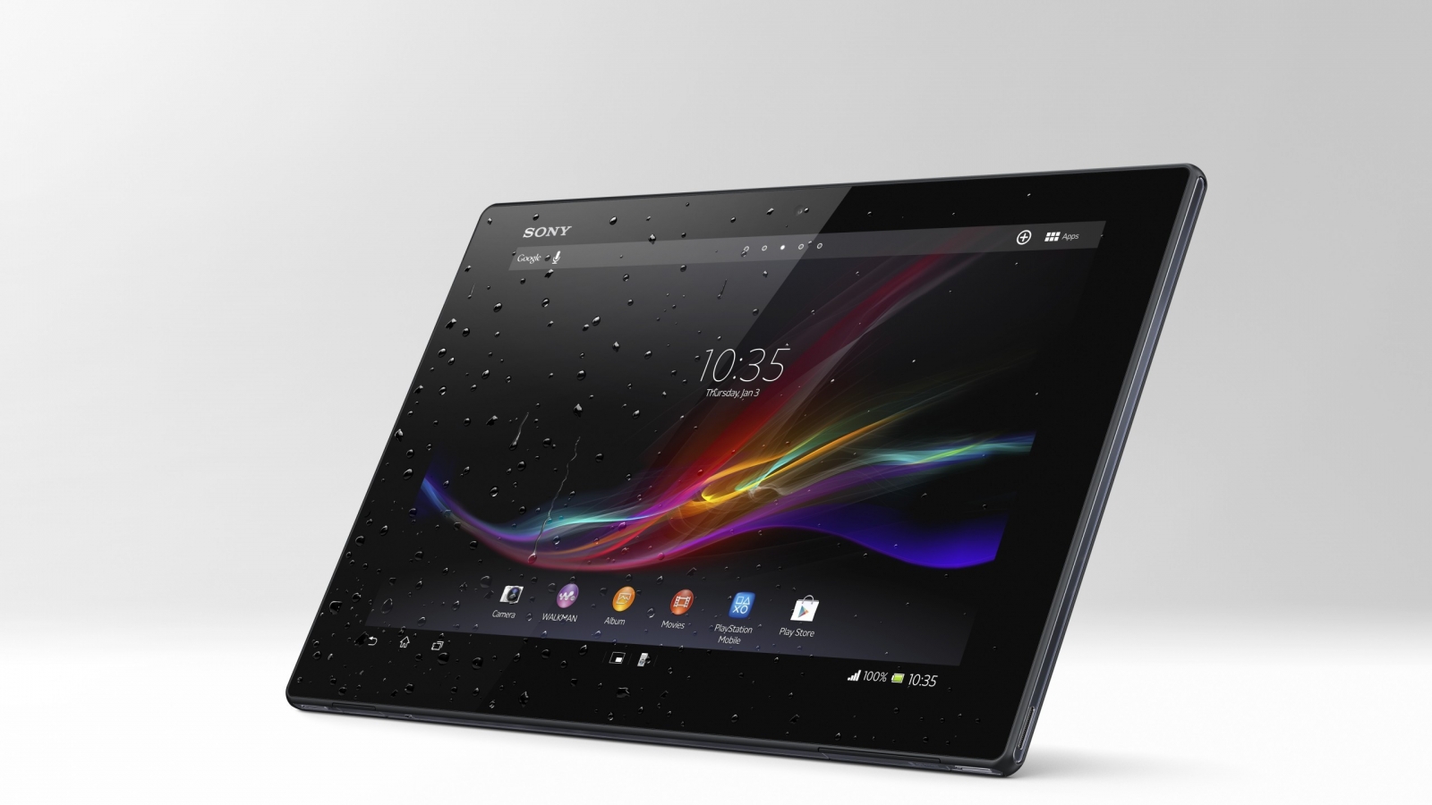 New Sony Xperia Z Tablet for 1600 x 900 HDTV resolution
