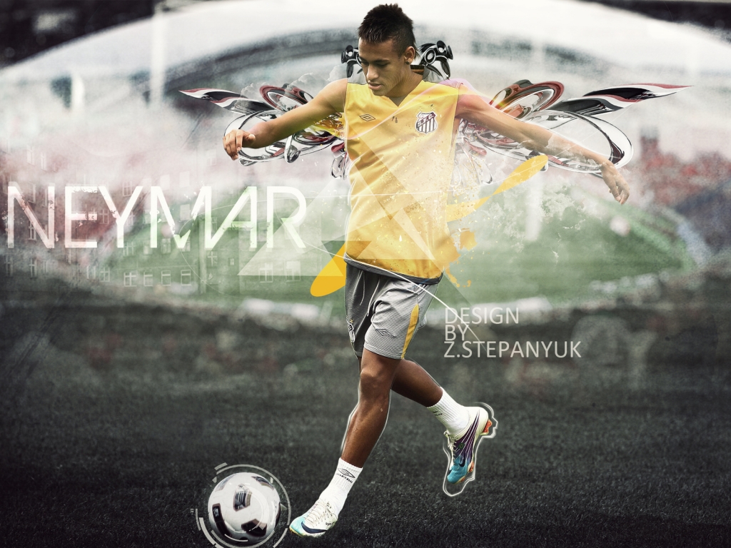Neymar da Silva Santos for 1024 x 768 resolution