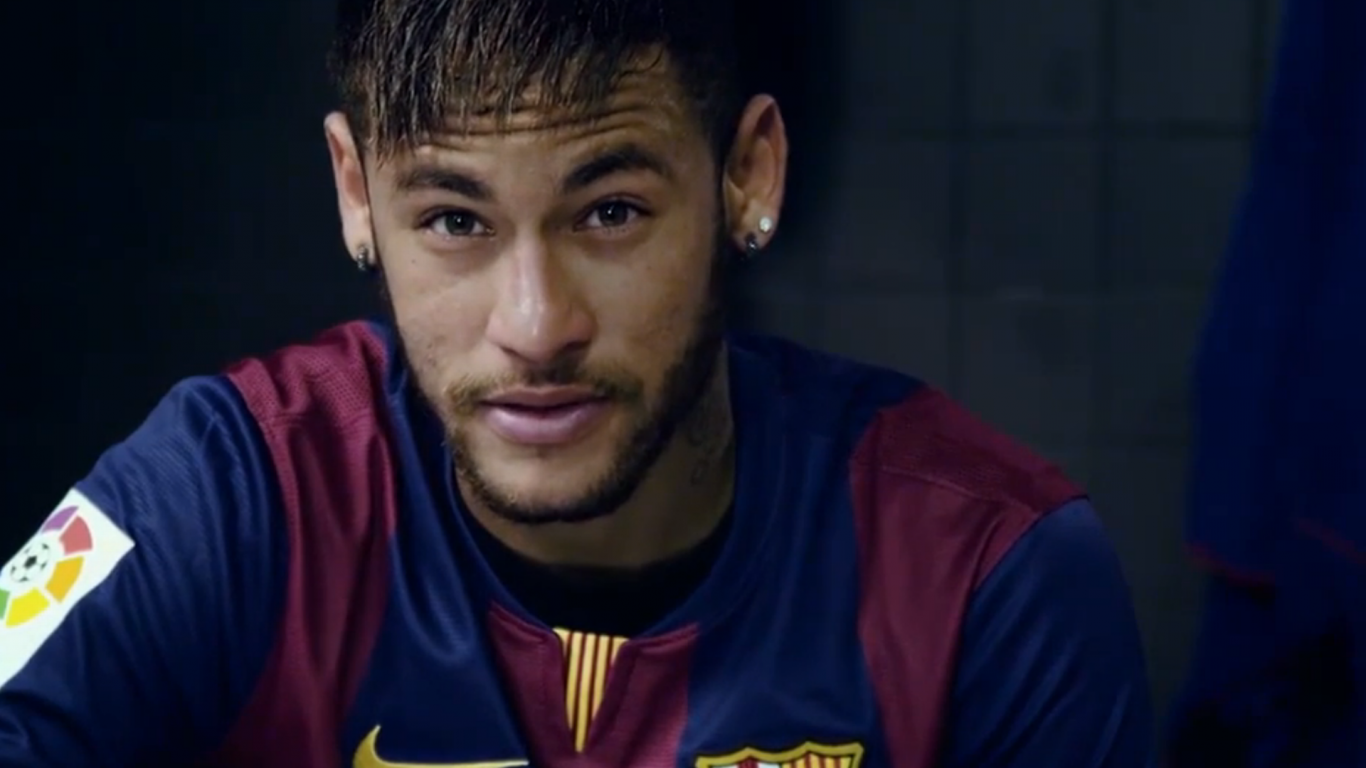 Neymar Pose for 1366 x 768 HDTV resolution