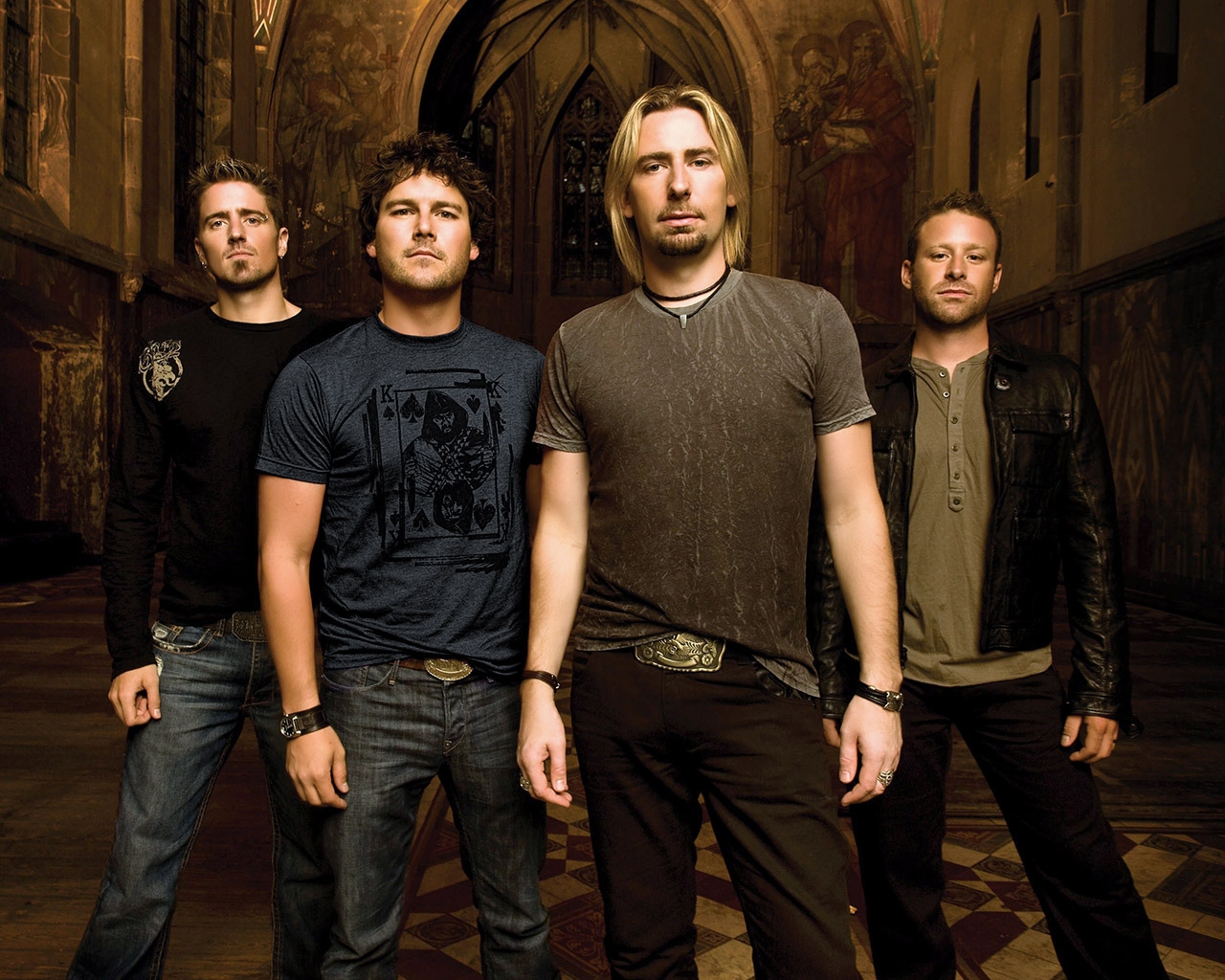 Nickelback Band for 1280 x 1024 resolution
