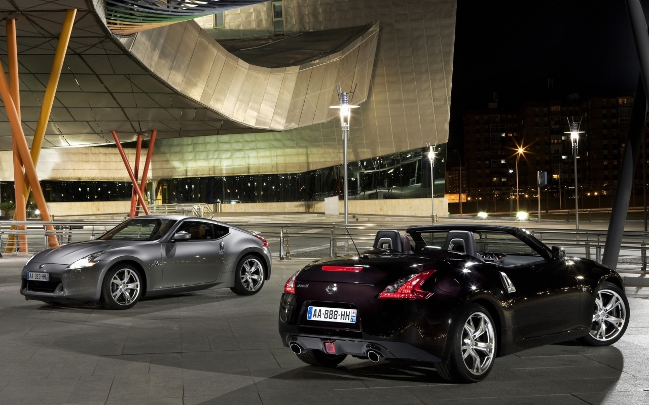 Nissan 370 Z Coupe And Cabrio for 1280 x 800 widescreen resolution