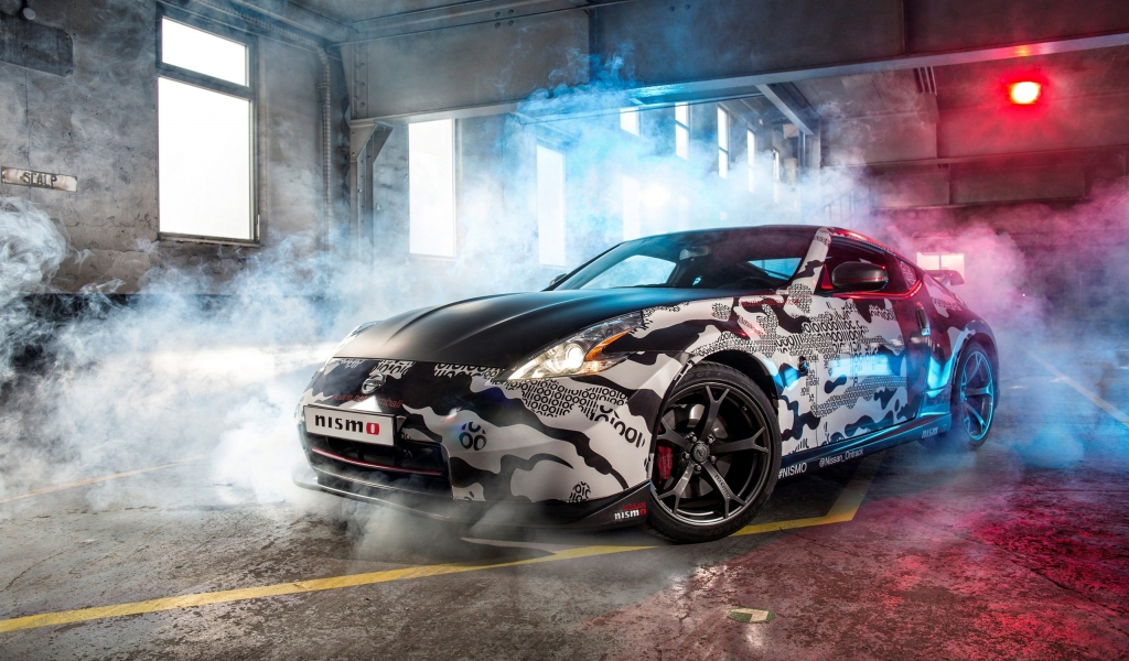 Nissan 370Z NISMO Gumball for 1024 x 600 widescreen resolution