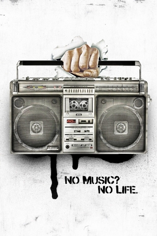 No Music No Life for 320 x 480 iPhone resolution
