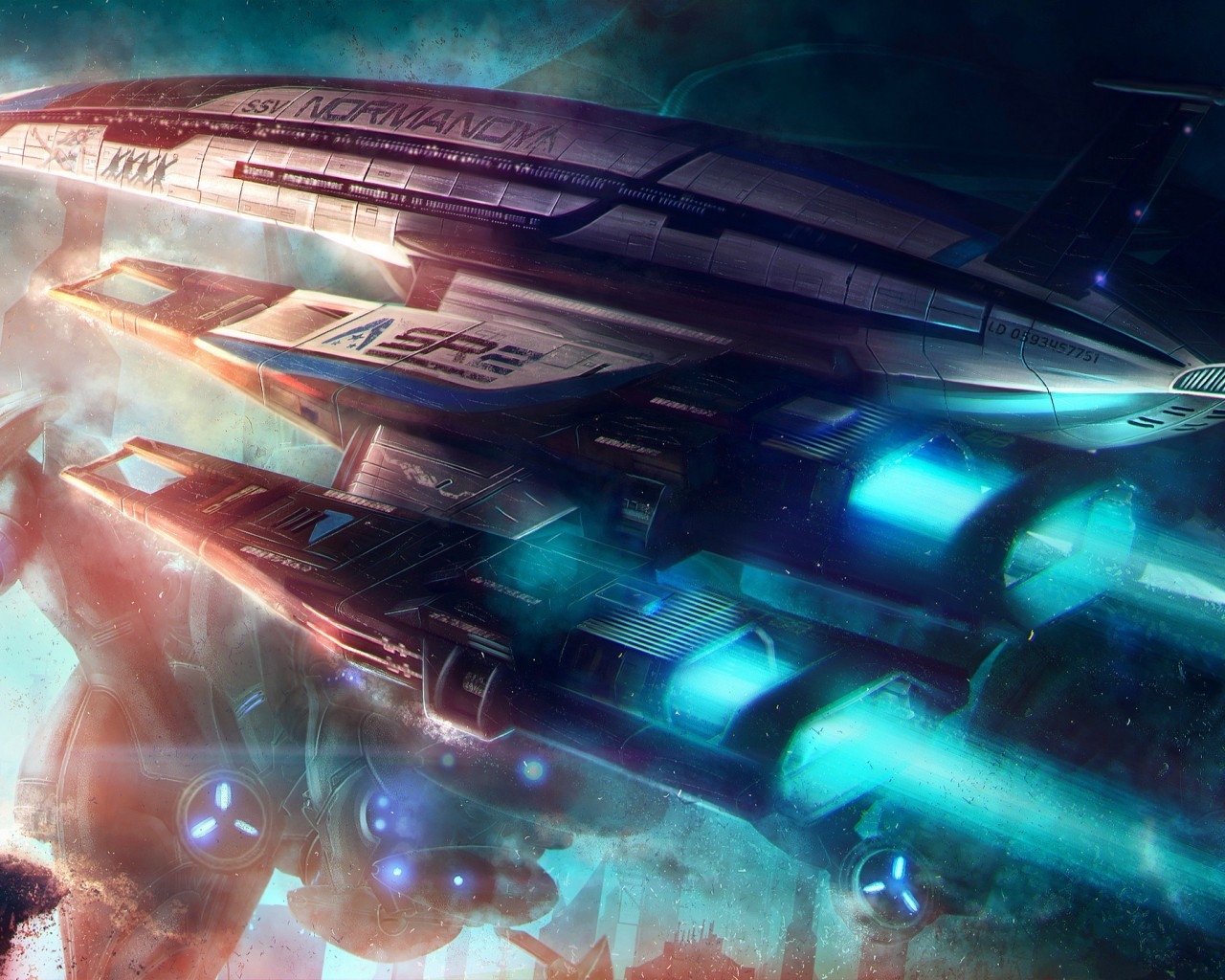 Normandy SR-2 Mass Effect for 1280 x 1024 resolution