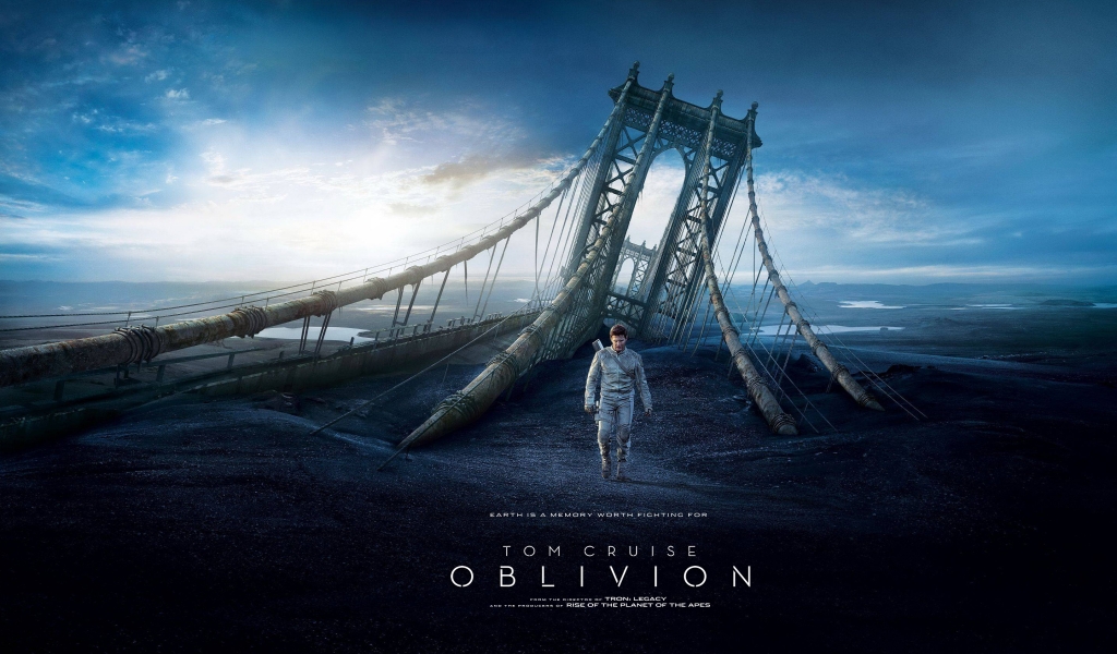 Oblivion 2013 Film Poster for 1024 x 600 widescreen resolution