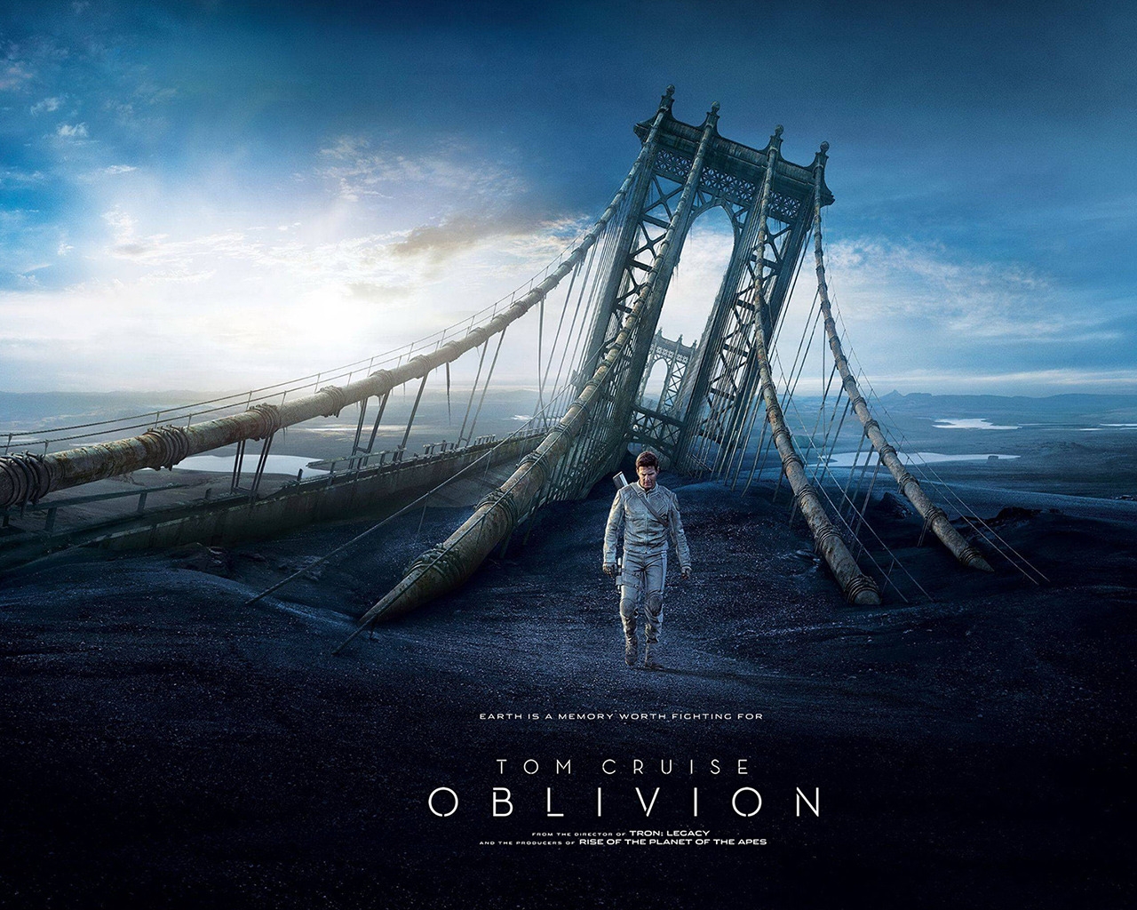 Oblivion 2013 Film Poster for 1280 x 1024 resolution